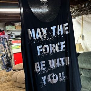 Star Wars Black and White Logo Tee